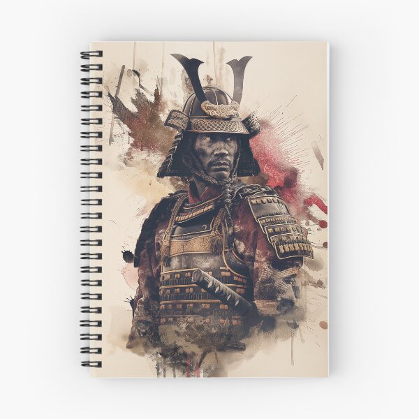 Item preview, Portret del estoico guerrero samurái japonés designed and sold by AIStudioProject.