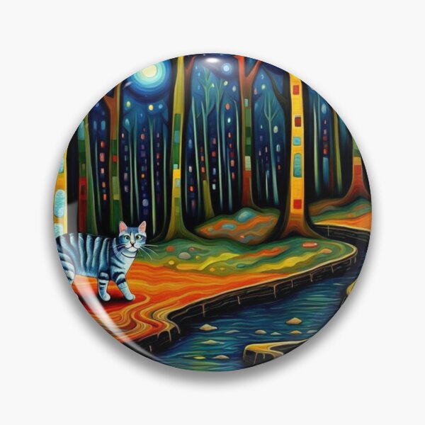 Item preview, Cat by the stream designed and sold by George Hutton Hunter.