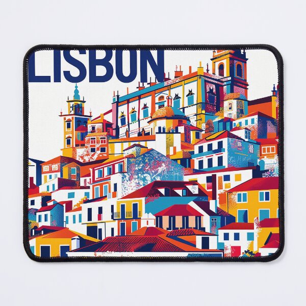 Item preview, Lisbon Print Lisbon Art  designed and sold by nomiraclehere.