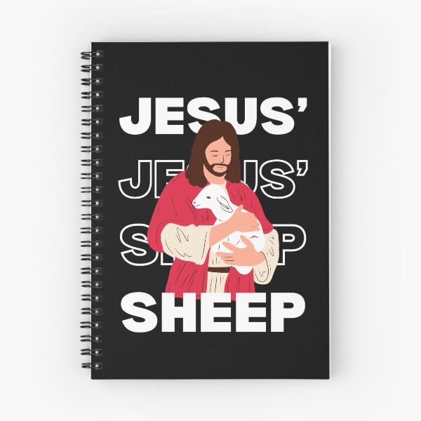 Item preview, Jesus' Sheep in Minimalist Style Graphic Typography designed and sold by Wear-Christ.