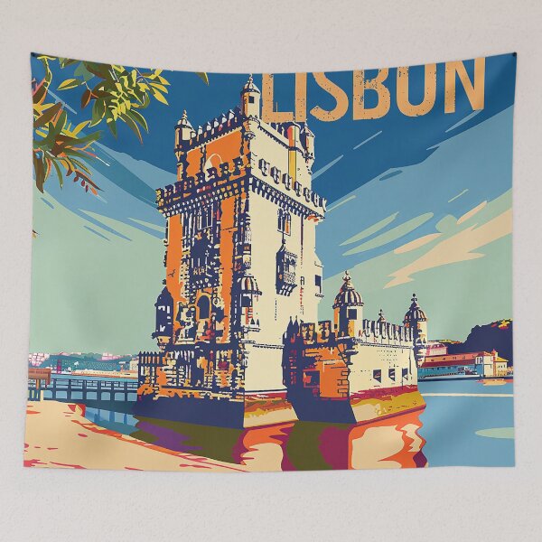 Item preview, Lisbon Print Lisbon Art  designed and sold by nomiraclehere.