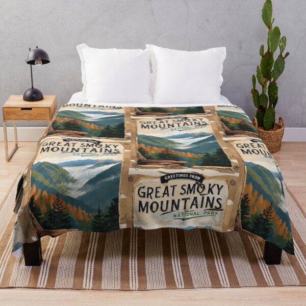 Item preview, Great Smoky Mountains National Park Postcard Vintage Retro Travel Vintage designed and sold by TravelPostcardGems.