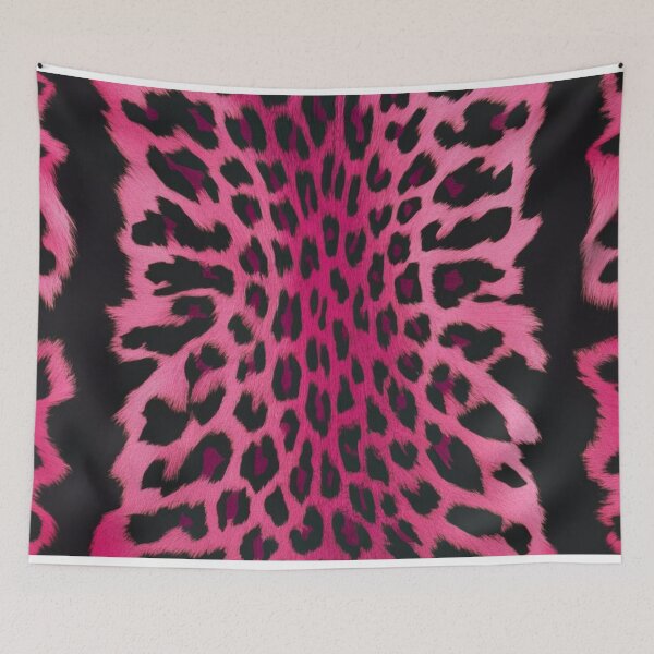 Item preview, Pink Leopard Print Pattern Vector Art designed and sold by ChainsArt.