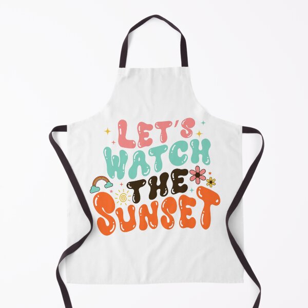 Item preview, Lets watch the sunset/ Aesthetic t shirt designs/ Trendy Typography/ Retro wavy text designed and sold by mbarts85.