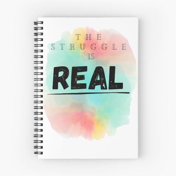 Item preview, The Struggle Is Real Motivation designed and sold by ZCFitDesign.