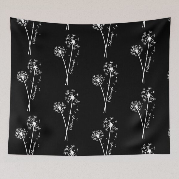 Item preview, Coddiwomple dandelion in white designed and sold by EmeraldeaArt.