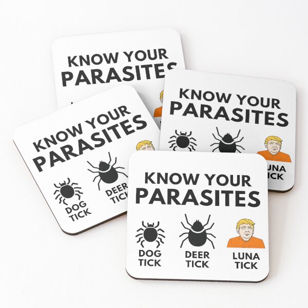 Aperçu de l'œuvre Connaissez vos parasites - Anti Donald Trump suce une politique drôle créée et vendue par gillys.