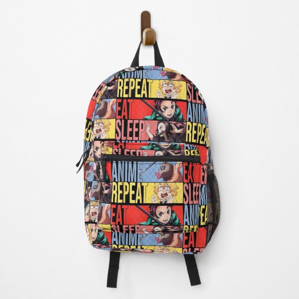 Item preview, 490 Graphic Slayer Demon Anime Eat Sleep Anime Repeat designed and sold by odcovycfsri1.