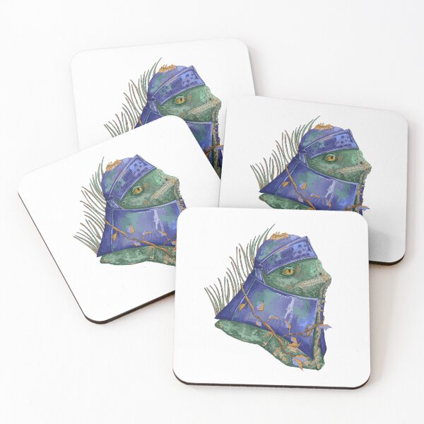 Item preview, Iguana with helmet designed and sold by Jade DoIt.