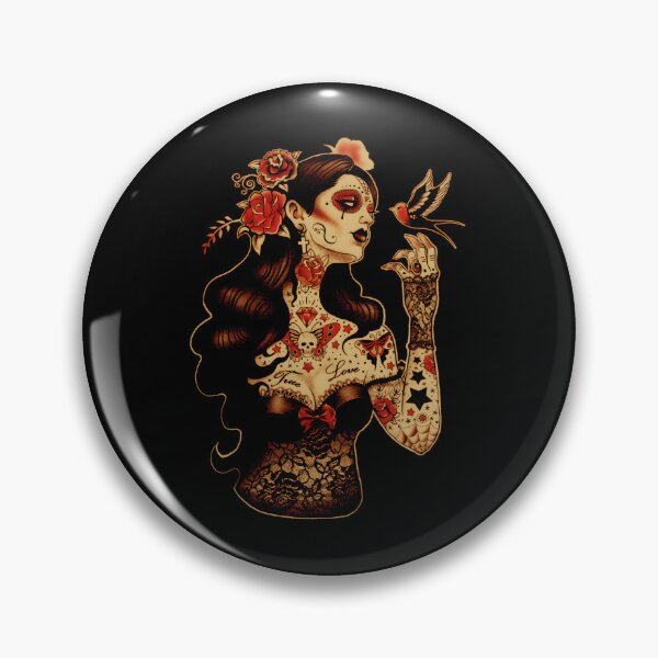 Item preview, 334 Day Of The Dead Art Day Of The Dead Picture Dia De Los Muertos	 designed and sold by bpaqjinshlo67.