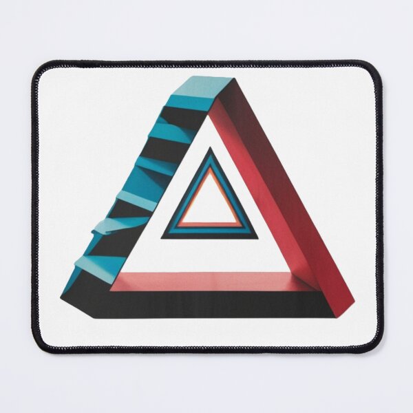 Item preview, "Impossible Triangles: Mesmerizing Geometric Illusion Design" designed and sold by merve02shop.