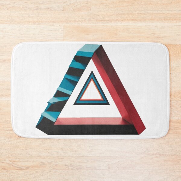Item preview, "Impossible Triangles: Mesmerizing Geometric Illusion Design" designed and sold by merve02shop.