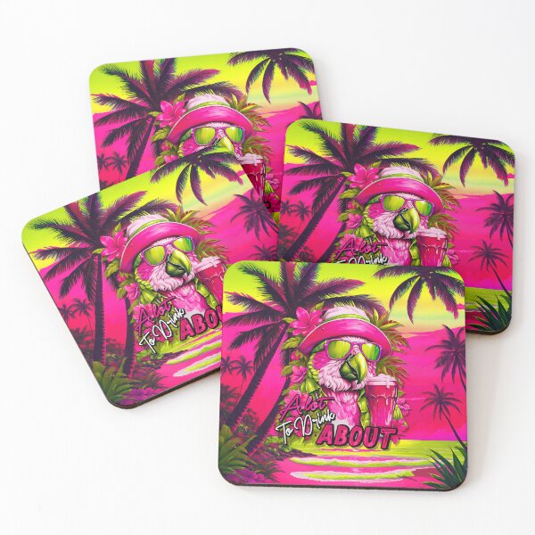 Item preview, A Lot to Drink ABOUT Tropical Parrot Summer Refreshing Beer Sunset Beach designed and sold by MindWave THC.