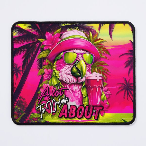 Item preview, A Lot to Drink ABOUT Tropical Parrot Summer Refreshing Beer Sunset Beach designed and sold by MindWave THC.