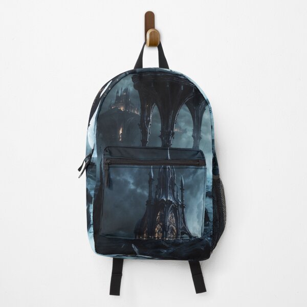 Item preview, Moonlit Citadel: Ethereal Gothic Spires in Twilight Realm designed and sold by ArtGotika.