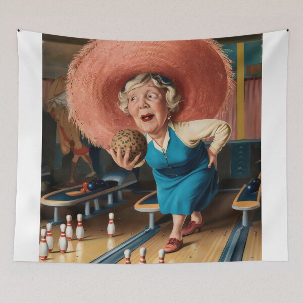 Item preview, Bowling. designed and sold by MyHappyArtShop.
