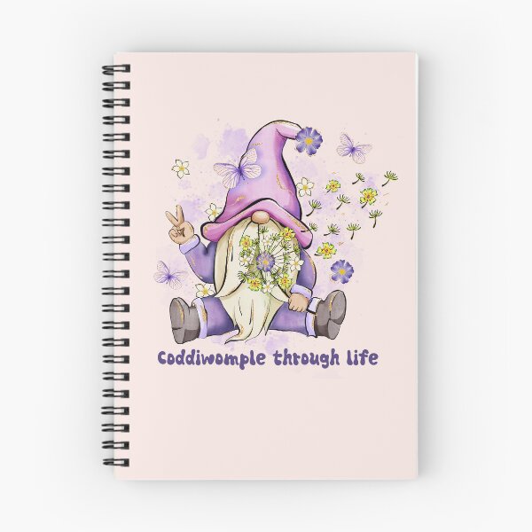 Item preview, Coddiwomple through life with dandelion and a cute elf art designed and sold by EmeraldeaArt.