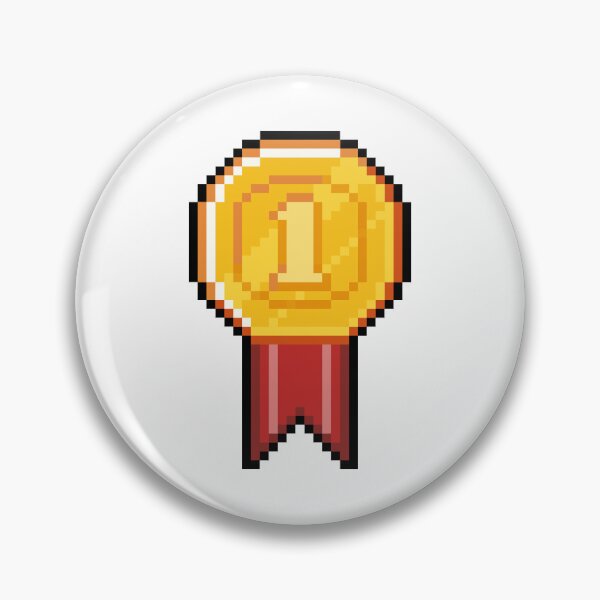Item preview, I'm A Winner! (Pixel Art Gold Medal) designed and sold by jebi-garden.