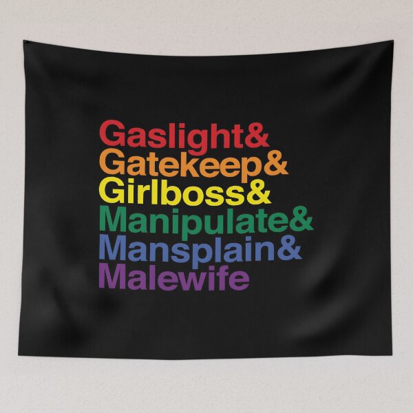 Item preview, 536 Gaslight Gatekeep Girlboss Manipulate Mansplain Malewife	 designed and sold by odcovycfsri1.