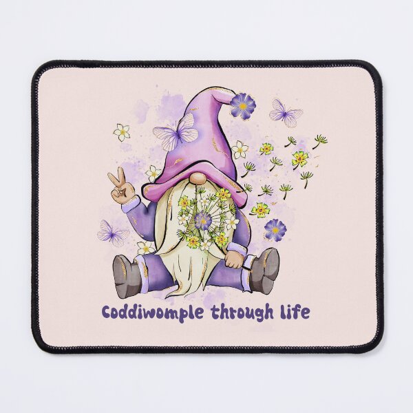 Item preview, Coddiwomple through life with dandelion and a cute elf art designed and sold by EmeraldeaArt.