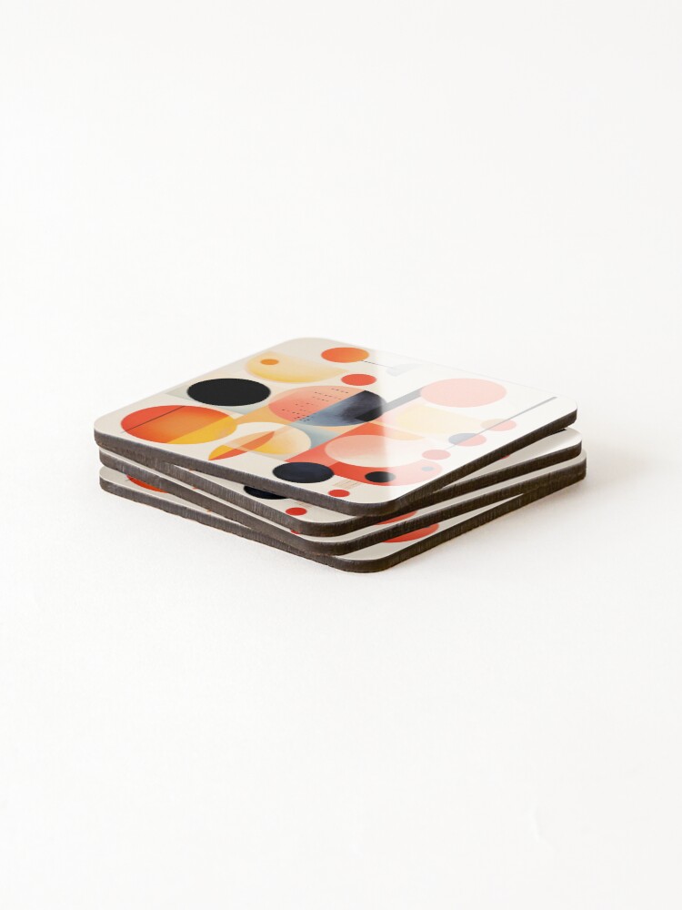 Thumbnail 4 of 5, Coasters (Set of 4), Soft Shapes designed and sold by Rtymer.