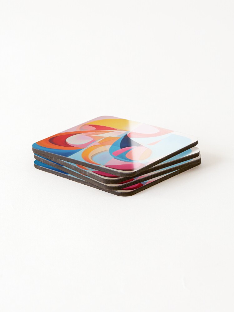 Thumbnail 4 of 5, Coasters (Set of 4), Soft Shapes designed and sold by Rtymer.