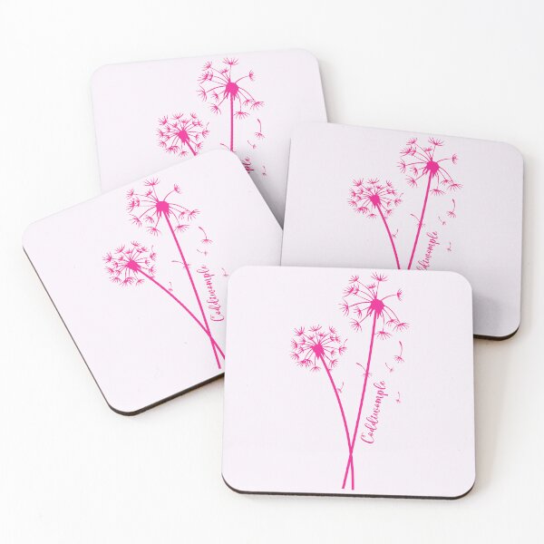 Item preview, Coddiwomple dandelion in pink designed and sold by EmeraldeaArt.