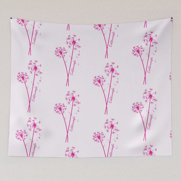 Item preview, Coddiwomple dandelion in pink designed and sold by EmeraldeaArt.