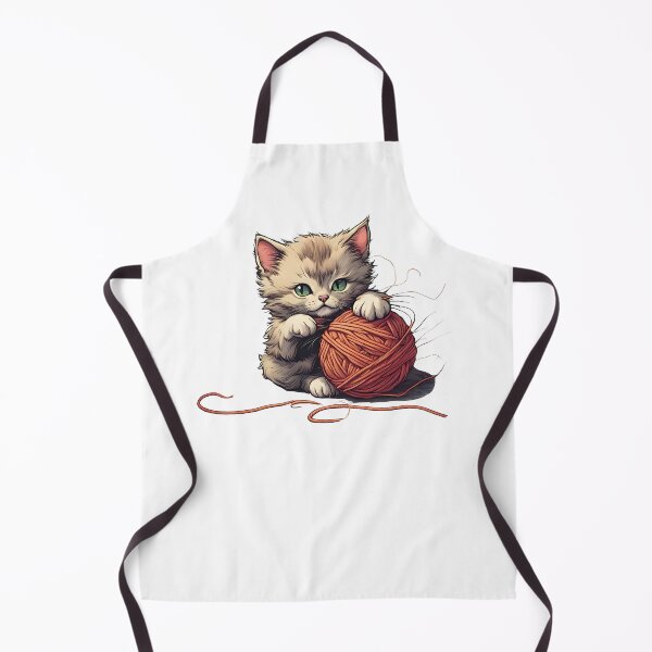 Item preview, Cute Kitten with Ball Of Wool designed and sold by Will-96.