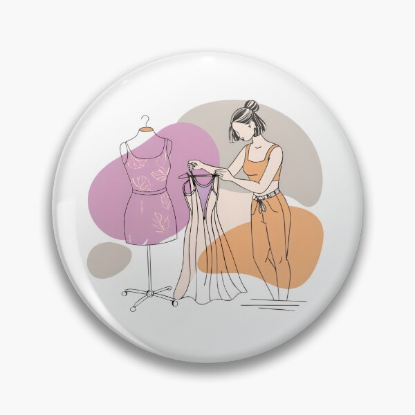 Aperçu de l'œuvre Créateur de mode au travail - Illustration du processus créatif créée et vendue par STUDIOFORART.