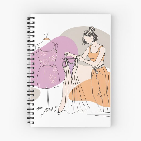 Item preview, Fashion Designer at Work - Creative Process Illustration designed and sold by STUDIOFORART.