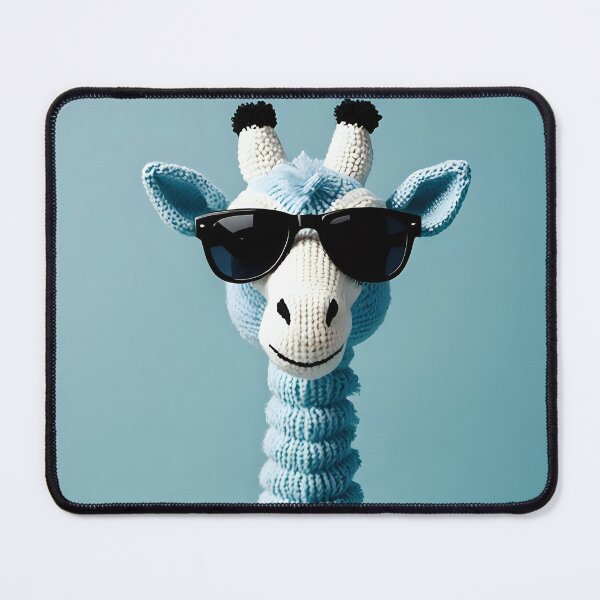 Item preview, Knitted Giraffe wearing his shades designed and sold by Studio Quirk.