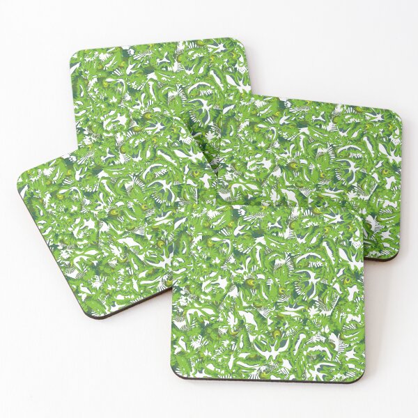 Item preview, Abstract Fireflies and green leaves  designed and sold by Alex  Blud.