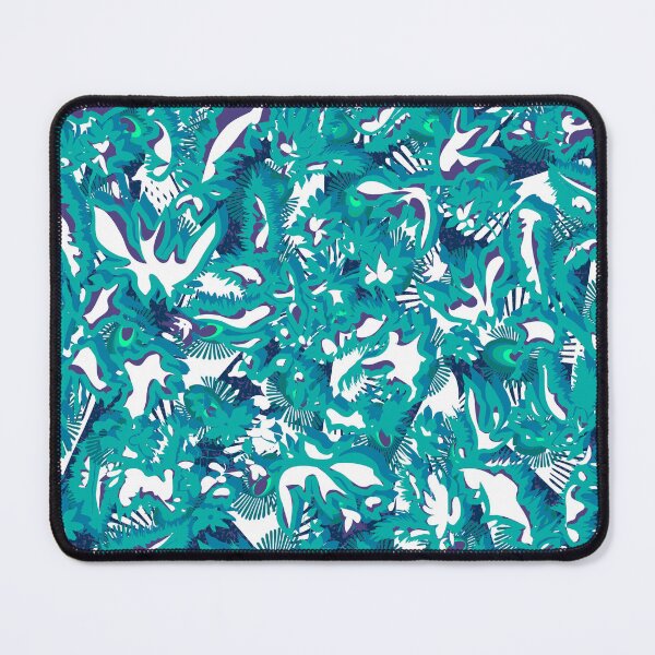Item preview, Abstract Fireflies and turquoise leaves  designed and sold by Alex  Blud.