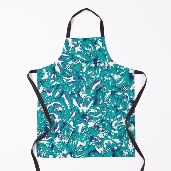 Item preview, Abstract Fireflies and turquoise leaves  designed and sold by Alex  Blud.