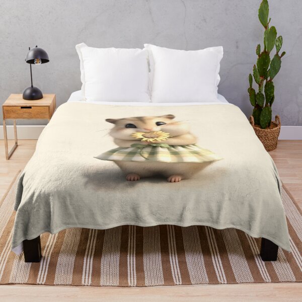 Item preview, Cute little hamster with a flower designed and sold by MyMagicPixel.