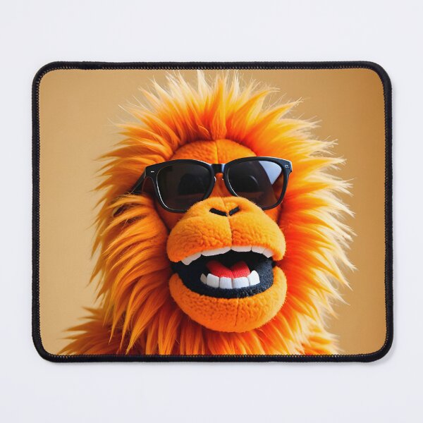 Item preview, Fluffy knitted orangutan in his shades designed and sold by Studio Quirk.