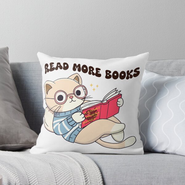 Item preview, Cute Kitten Reading acotar Book Spooky Book Club Kindle Lovers Gift Ideas designed and sold by pinzka.
