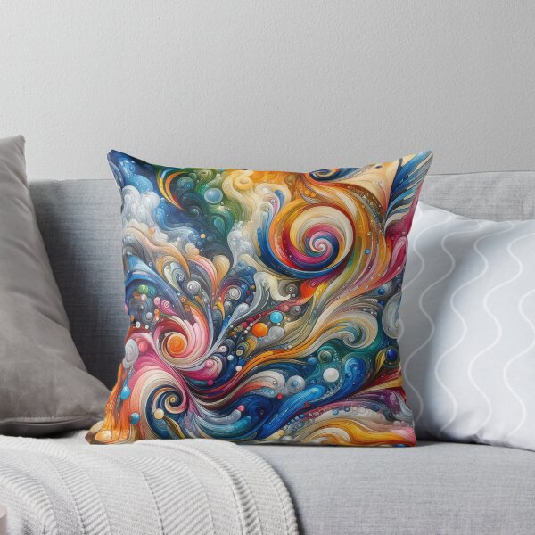 Item preview, Energetic Color Fusion Canvas designed and sold by Sadia Jannat.