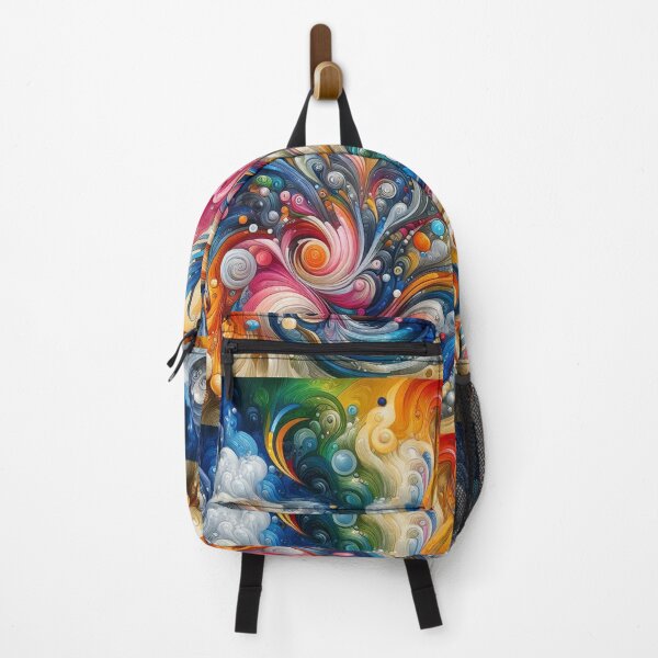 Item preview, Energetic Color Fusion Canvas designed and sold by Sadia Jannat.