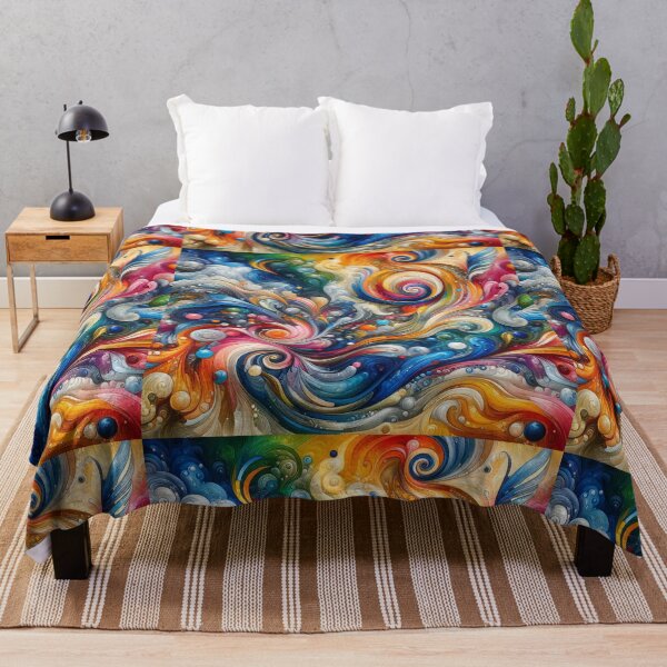 Item preview, Energetic Color Fusion Canvas designed and sold by Sadia  Jannat.