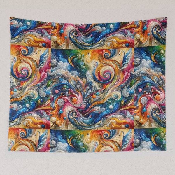 Item preview, Energetic Color Fusion Canvas designed and sold by Sadia  Jannat.