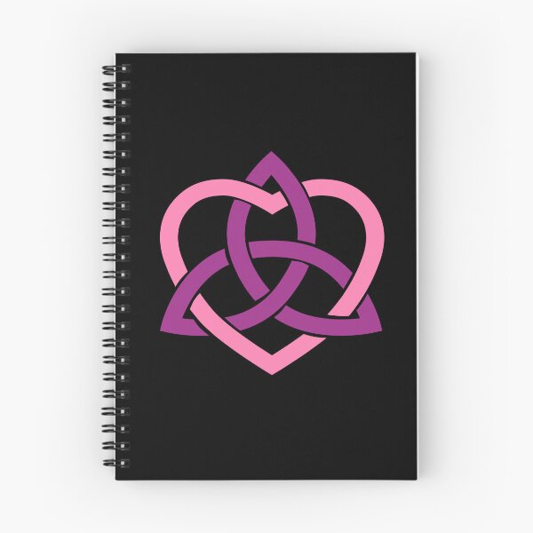 Item preview, Purple Celtic Trinity Knot with Pink Heart designed and sold by Jeallan Designs.