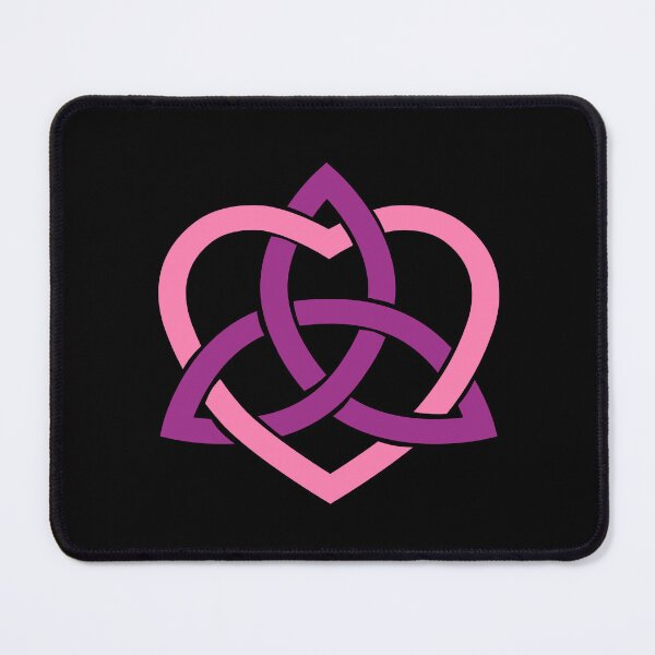 Item preview, Purple Celtic Trinity Knot with Pink Heart designed and sold by Jeallan Designs.