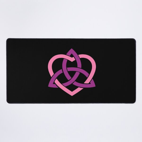 Item preview, Purple Celtic Trinity Knot with Pink Heart designed and sold by Jeallan Designs.