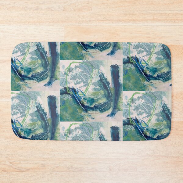 Item preview, Blue Lagoon - Abstract Expressionism designed and sold by SarahRussellArt.