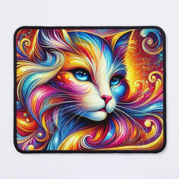 Item preview, a colorful and charming cat designed and sold by Dragon-Kingdom.