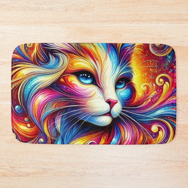 Item preview, a colorful and charming cat designed and sold by Dragon-Kingdom.