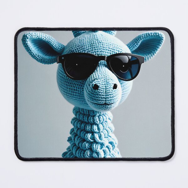 Item preview, Knitted Giraffe wearing his shades designed and sold by Studio Quirk.