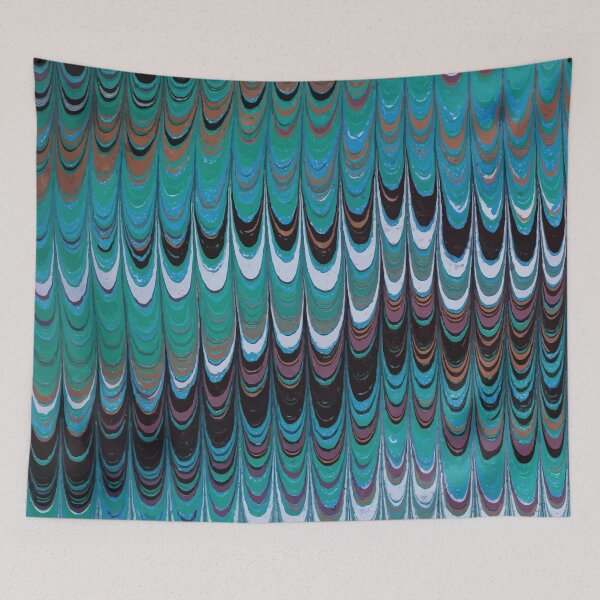 Item preview, Vintage Endpaper Scalloped Design designed and sold by newnouveau.